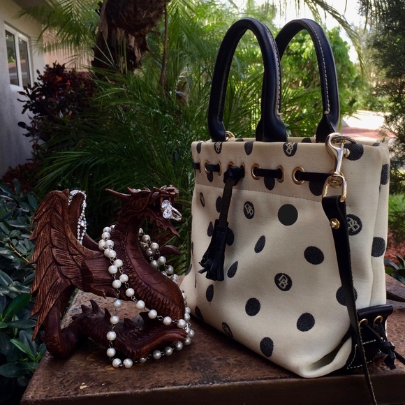 Rare D&B Signature Tassel Tote Canvas & Leather - Picture 2 of 8